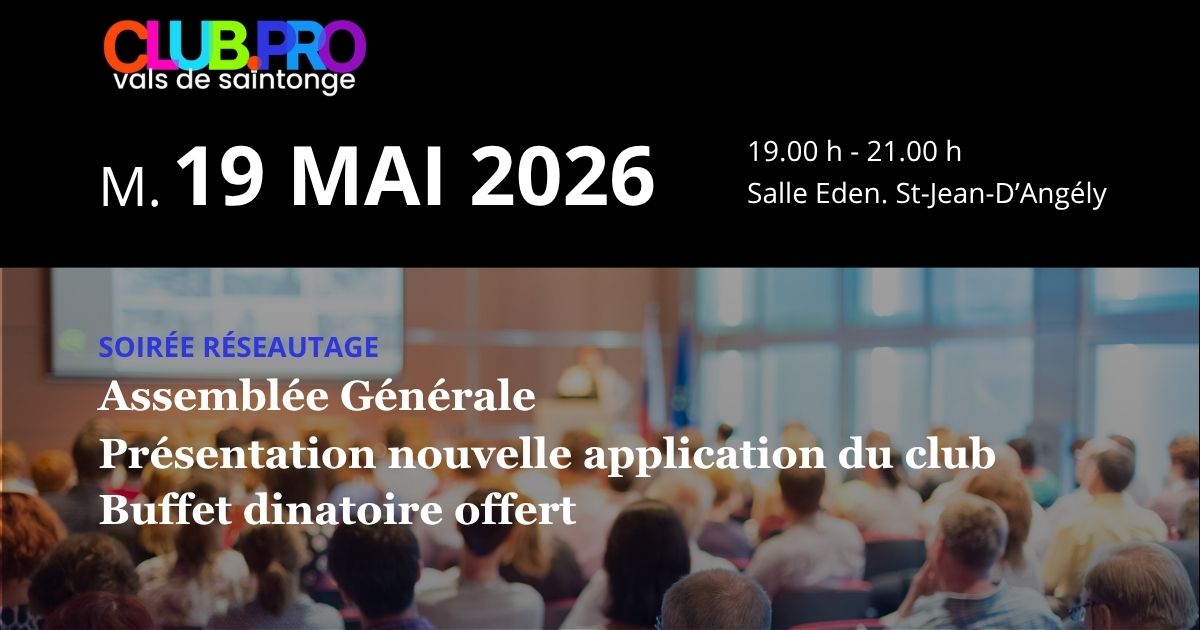 SOIRÉE AG DU CLUB PRO 2026