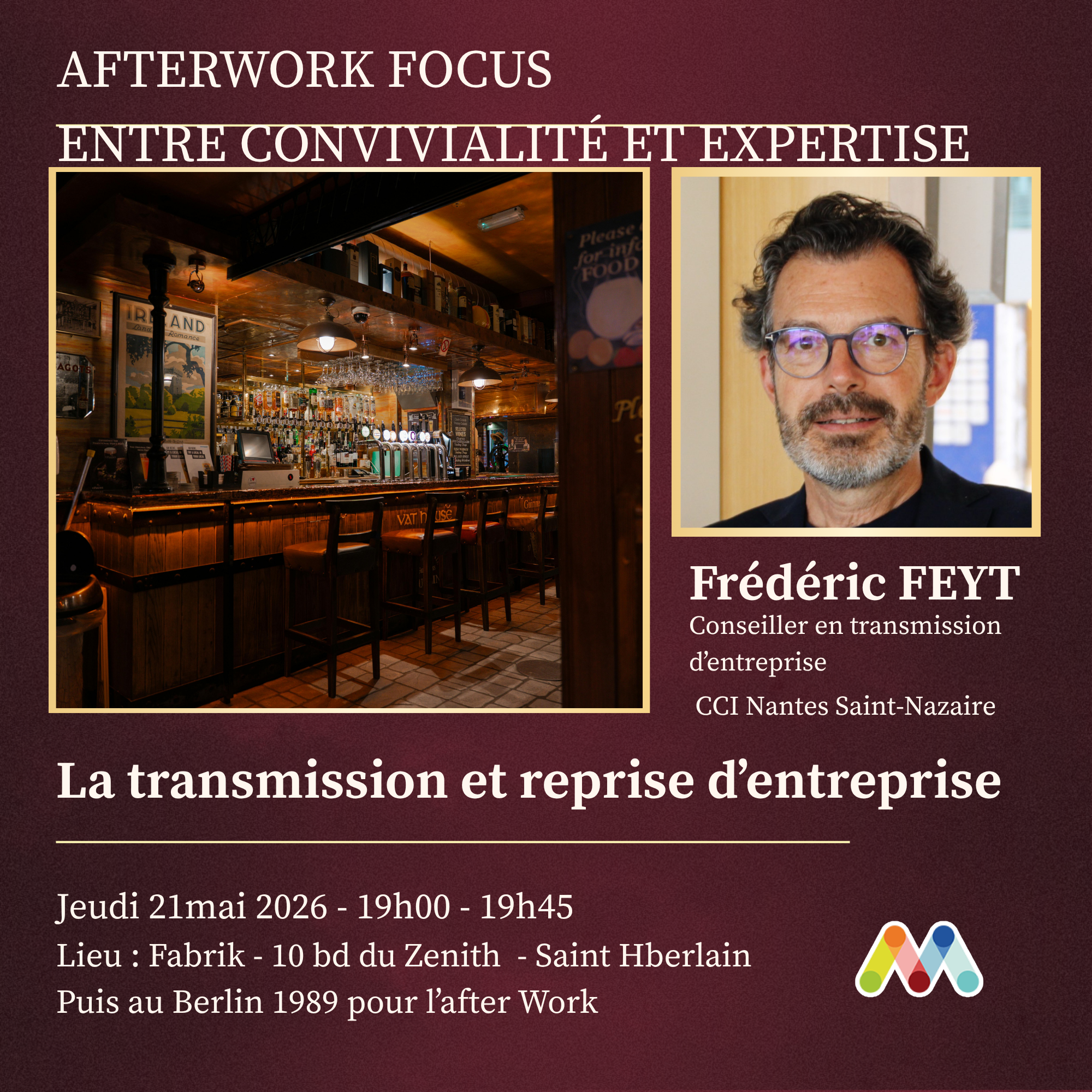 After Work Focus spécial "reprise & transmission d'entreprise"